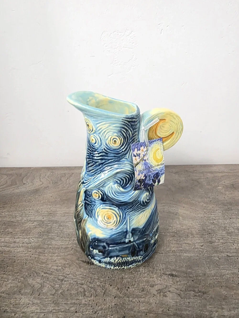Corner Ruby Van Gogh The Starry Night Pitcher Vase Halloween Decor New